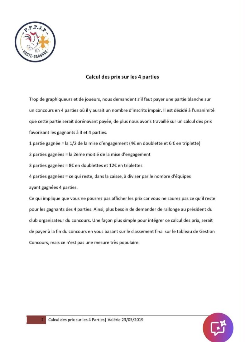 REGLEMENT 2026