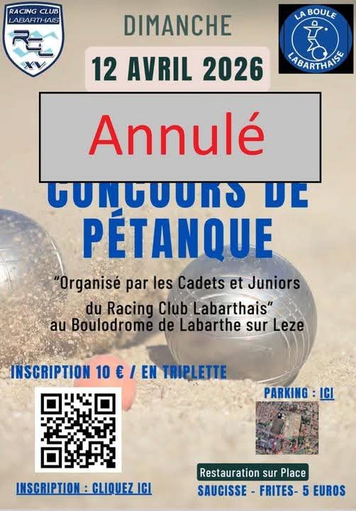 CONCOURS ANNULE